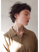 ハニーマスタード(HONEY MUSTARD)&nbsp;【ショートパーマ】無造作クセ感パーマ