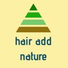 ヘアー アッド ナチュレ(hair add nature)のお店ロゴ