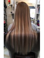 ヘアメイク ベティ(hair make Betty)&nbsp;ミルクティーベージュメッシュスタイル