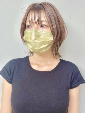 カリーナコークス 原宿 渋谷(Carina COKETH) インナーカラー/ベージュ/ダブルカラー/ウルフカット/オージュア