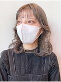レイヤーベージュ_アースカラーくびれヘアツートン_ba378521
