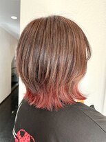 ネオリーブカップ 町田店(Neolive capu)&nbsp;インナーカラー×ウルフカット【町田/jr町田/町田駅】