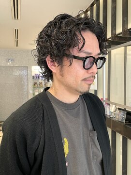 ラパンセヴェール(LA PENSEE VERT) メンズパーマ×常田大希センターパート×大人男子