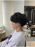 波巻きスパイラルパーマ 波巻きパーマ メンズパーマ