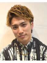 フリーク バーバーショップ 都島店(FREAK BARBER SHOP) アップバングツーブロック束感ショート