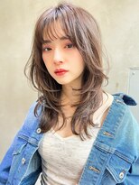 エイミー(Aimee)&nbsp;Aimee 町田　オリーブブラウン×ニュアンスレイヤー