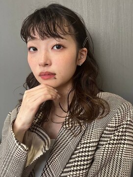 シーン(SCENE) ベージュカラー　垢抜け　ニュアンスパーマ　【天神/今泉】