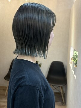 シュガー バイ エクラート 立川南口店(SUGAR by ECLART) 【立川】切りっぱなしボブ【髪質改善】