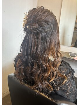 フィンズベリーパーク(FINSBURY PARK) ハーフアップ