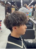 波巻きツイスパ/波巻き/ツイストスパイラル/マッシュパーマ