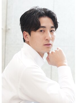 にもう ダークアッシュ ニュアンスパーマ 韓国マッシュs14