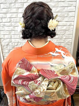 ザブックハンドサロン(The book hand salon) 振袖×ヘアアレンジ