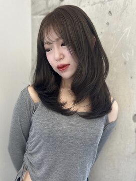 アイシー 表参道(ICY) 網紅ミディアムレイヤーカット!小顔効果あり!