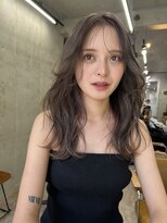 ソルトウォーター(SALT WATER) レイヤーカット/ブラウン/韓国ヘアー/ブリーチ/恵比寿/