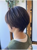 【琉希也style】大人ショート／チョコレートブラウン