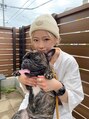 パウダーヘアー(powder hair) うちの子です◎フレブルのペグです!!!!!
