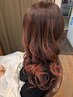 カット+全体カラー+酸熱トリートメント+ハイライトorポイントカラー ￥20590
