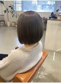 グレーベージュ/透明感カラー/宇都宮/鶴田