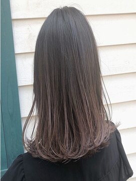 エイム ヘア リンク 長津田店(eim hair rink) 外ハネボブ×マロンラテ