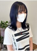 【haru】デザインカラー×ウルフカット
