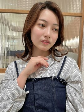 ステアケース 武蔵小杉店(stair:case) くびれミディアム大人かわいいセクシーミディナチュラルブラウン