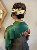 袴着付け×ヘアセット