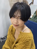 エアー 青山(AIR) 30代40代小顔ヘアハンサムコンパクト丸みショートボブ