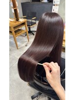 アイノアシェール 西宮(AInoa Cher) 【極上の髪質改善】プレミアムカラーエステ/艶髪/チェリーレッド