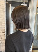 切りっぱなしボブ×ブラックヘア