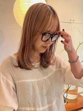 ライン(LINE) レイヤーカット/顔周りカット/ブリーチ