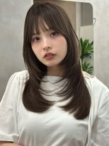 オムニス 表参道(Omnis)&nbsp;美髪レイヤーカット顔周りレイヤー髪質改善ミディアムレイヤー