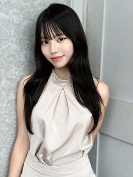 レーヴバイロンド 仙台(Reve by Lond) レイヤーカット黒髪髪質改善縮毛矯正小顔前髪カット仙台艶髪学割