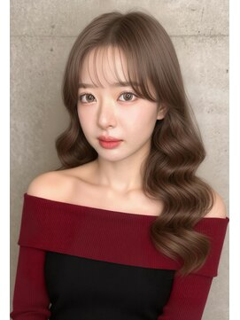 クーエフー(coo et fuu) レイヤーカットシースルーバング透明感カラー冬カラー