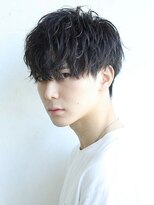 リベルテ グリット(Liberte Grit) 心斎橋メンズ◎男前シャドウパーマ黒髪爽やか好印象モテ髪