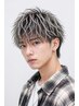 メンズパーマ+ハイライトカラー+うる艶トリートメント ¥27,500⇒¥23,650~