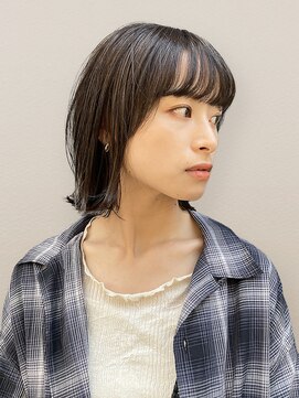 ブルートマト(BLUE TOMATO) 透明感モカブラウン◎ブリーチなしOK大人可愛いくびれ春カラー
