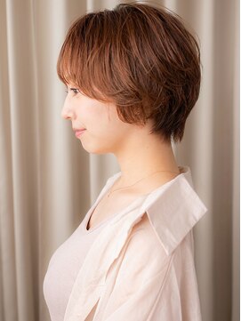 カバーヘアアンドスパ ブリス 浦和(COVER HAIR&SPA bliss) 大人美人12トーンブリーチなしひし形ショートマッシュ30代40代X