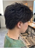 フェザーパーマフェザーショートメンズパーマ船橋駅保立大翔