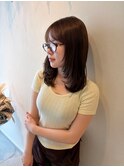 オリーブベージュ×ザクザクlayer