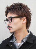 メンズパーマルーズショートアクティブショートツイスパ緩め