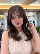アマニ ヘアー ホスピタル(AMANI. HAIR HOSPITAL)&nbsp;AMANI  くびれセミディショコラベージュ　2026.6