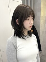 ローウェ 渋谷(Louwe) 小顔レイヤー×韓国ハッシュカット 【ayami】