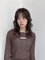 フィルムス 横浜(FILMS+)&nbsp;デジタルパーマ/ミディアムレイヤー/韓国巻き風/顔周りカット