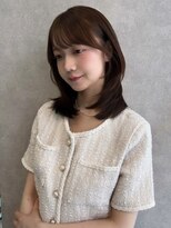 ミレバイジェニー (mirae by geny) 似合わせレイヤーと後れ毛でより小顔に r