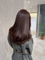 アール ヘアー デザイン(r hair design)&nbsp;サラツヤロングベージュカラーブリーチしない透明感カラー