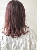 オーストヘアーフィガロ 本通り店(Aust hair Figaro) ケアブリーチハイライト×パープルピンク