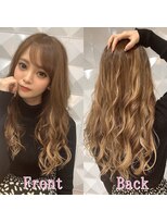 エクステ専門店あるじゃんすー 柏店 キャラメルベージュ#シールエクステ#耳かけ#イメチェン#柏