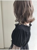 外国人風ハイライト×ミルクティーカラーベージュ♪