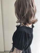 ヘアーデザイン シュシュ(hair design Chou Chou by Yone) 外国人風ハイライト×ミルクティーカラーベージュ♪