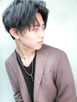 アクティフ(actif) センターパート韓国マッシュスパイラルパーマ